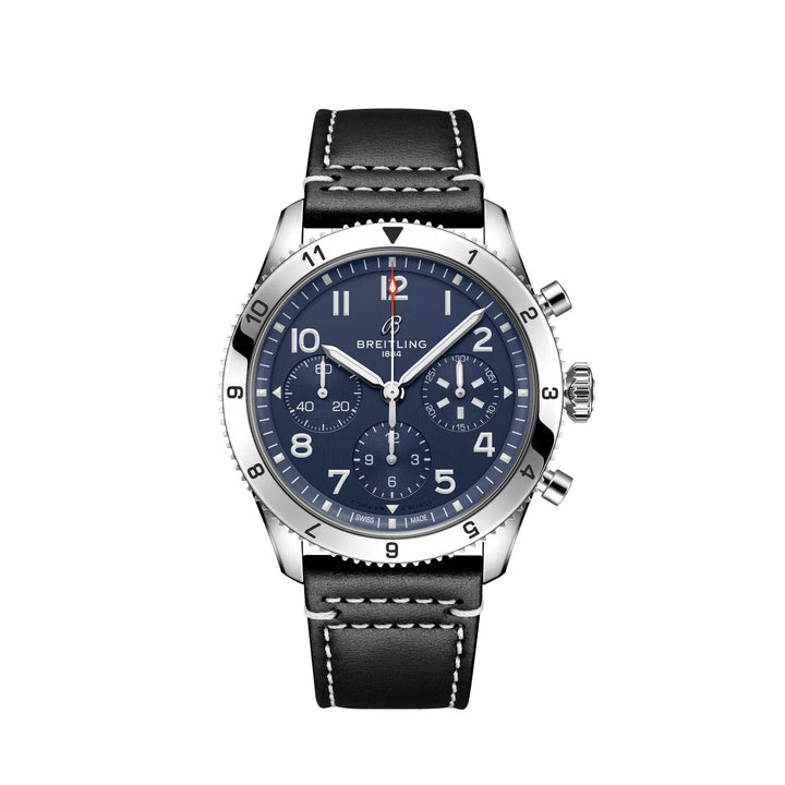 Classic AVI Tribute to Vought F4U Corsair Blue Automatic Chronograph 42MM Watch