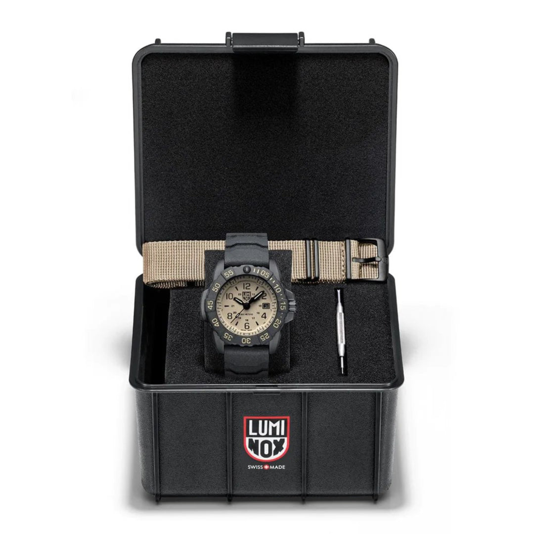 Navy SEAL Foundation Military Sand Black Quartz 45MM Watch Set