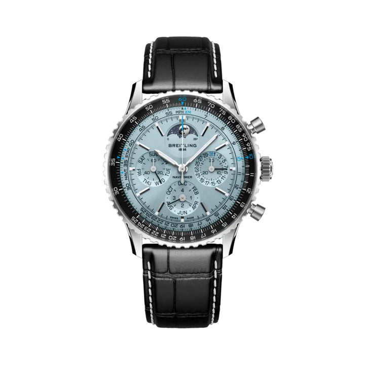 Navitimer Ice Blue Automatic Perpetual Calendar Chronograph 43MM Watch