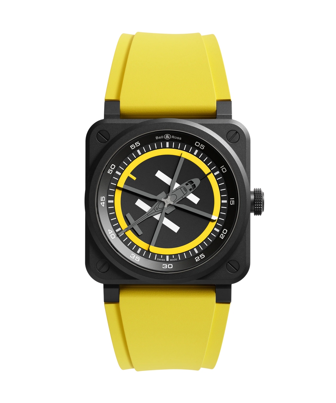 BR 03A Yellow Helipad Automatic 41MM Watch