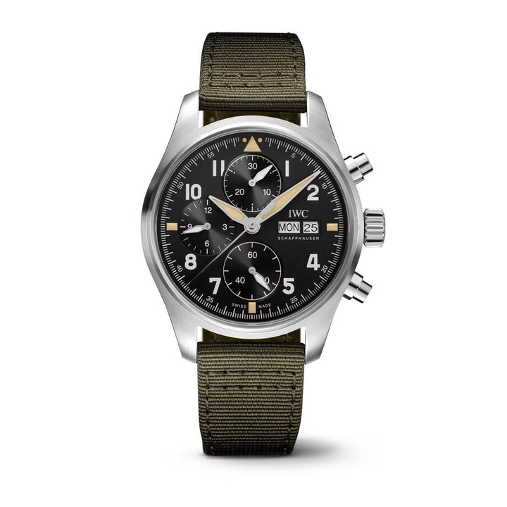 Pilot's Spitfire Black Automatic Chronograph 41MM Watch