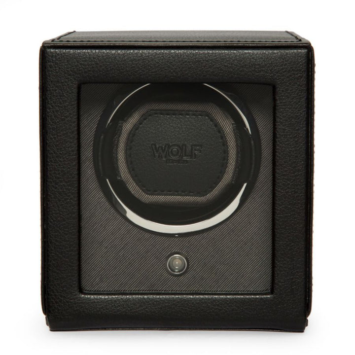 Cub Single Watch Winder With Cover In Black
