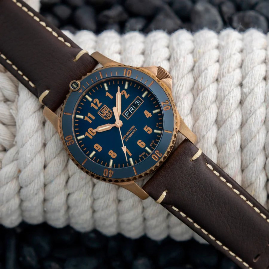 Sport Timer Bronze Blue Automatic 45MM Watch