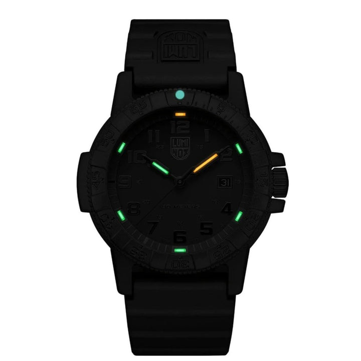 Leatherback SEA Turtle Giant Black Quartz 44MM Watch
