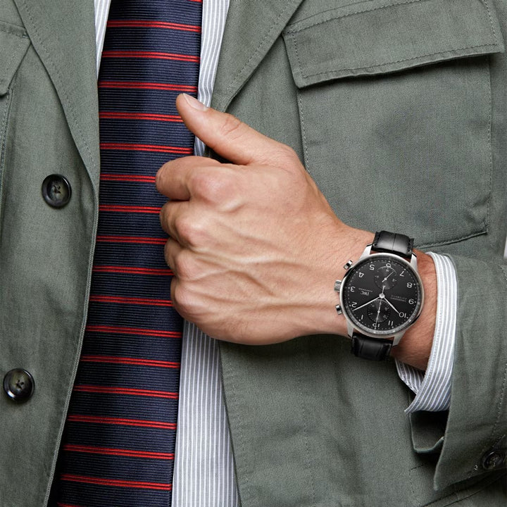 Portugieser Black Automatic Chronograph 41MM Watch
