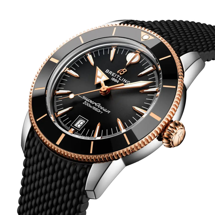 Superocean Heritage Black Automatic Date 42MM Watch