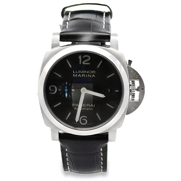 Pre-Owned Panerai Luminor Marina Black Automatic 44MM Watch