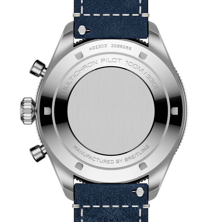 Multichron Pilot Blue Automatic Chronograph 42MM Watch
