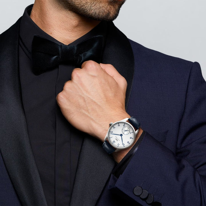 Portugieser Silver & Blue Automatic 40MM Watch
