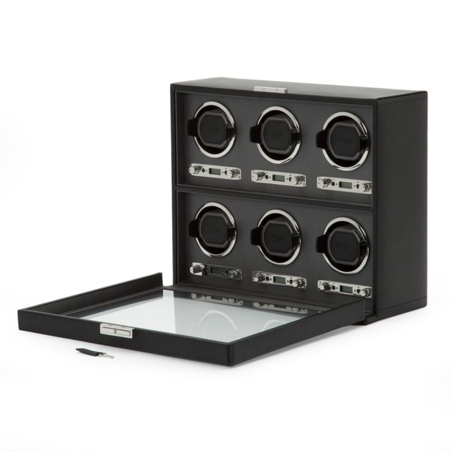 Viceroy 6 Piece Watch Winder in Black