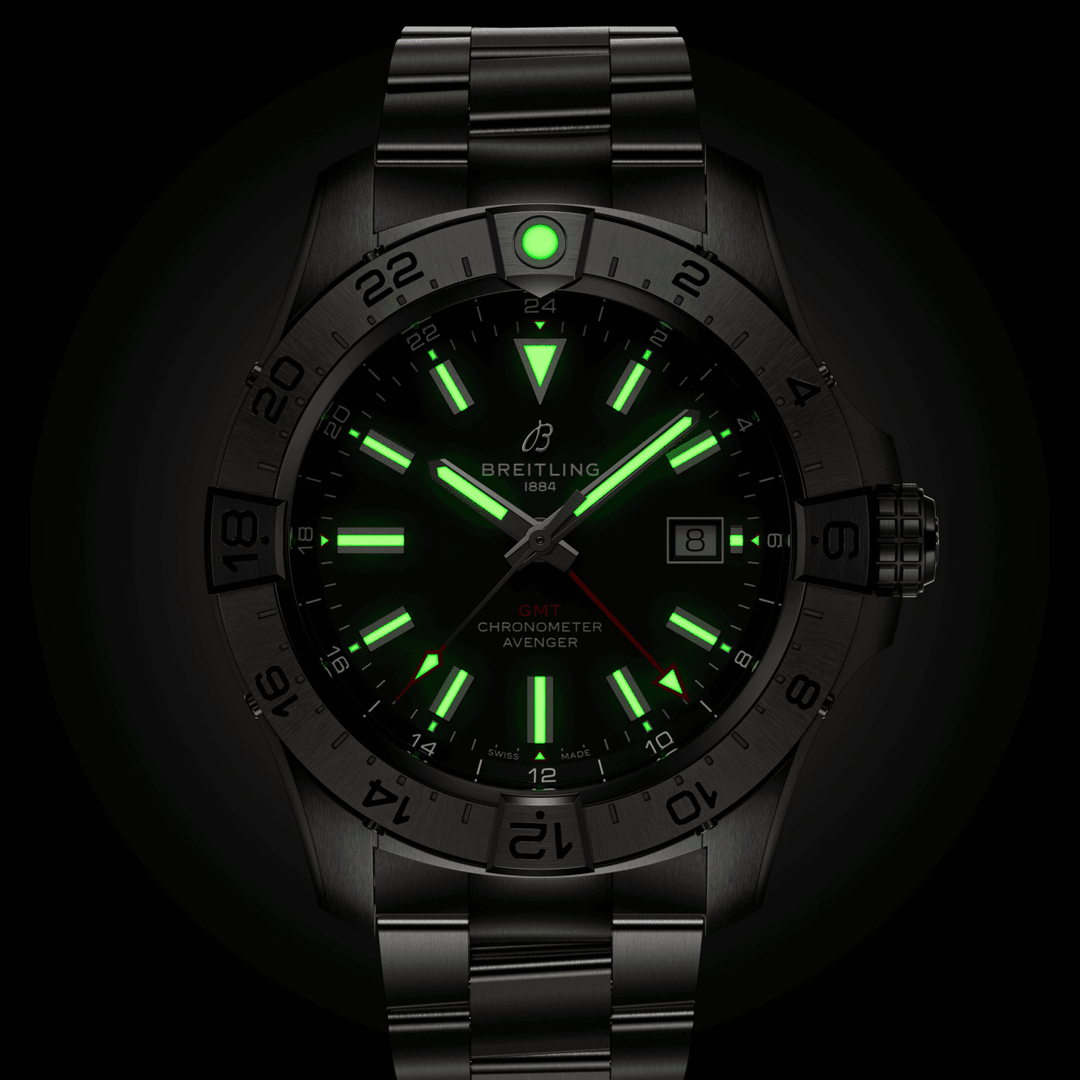 Avenger GMT 32 Black Automatic 44MM Watch