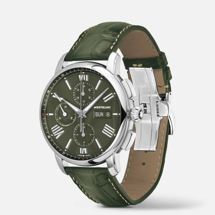Star Legacy Green Automatic Chronograph 42MM Watch