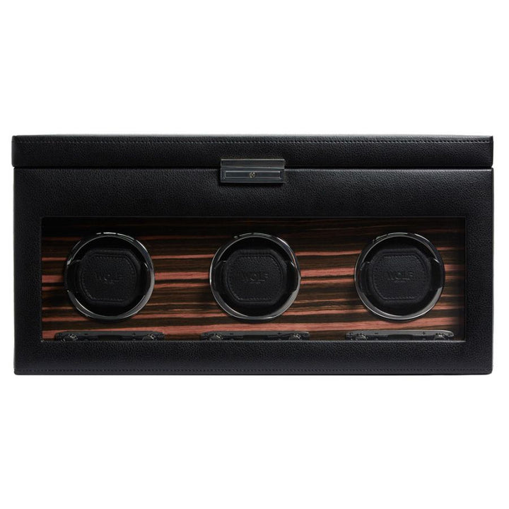 Roadster Triple Watch Winder With Storage