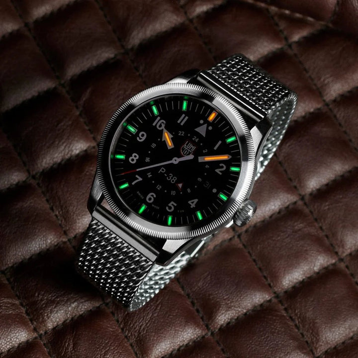 P-38 Lightning GMT Quartz 42MM Watch