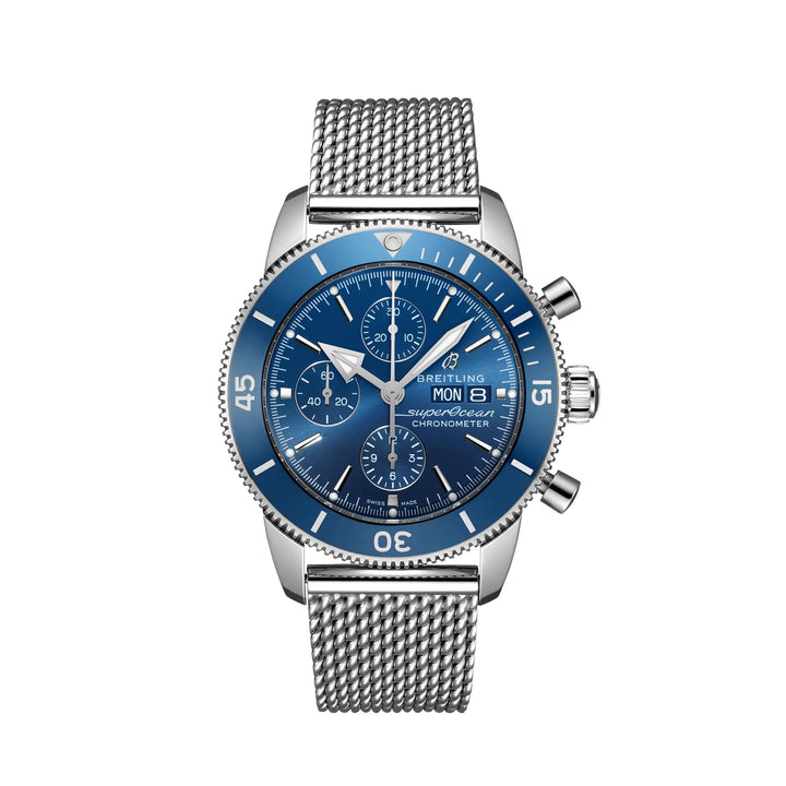 Superocean Herritage Blue Automatic Chronograph 44MM Watch