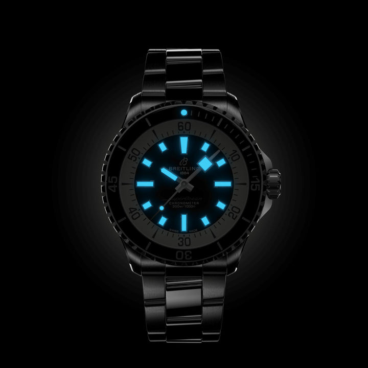 Superocean Black Automatic 42MM Watch